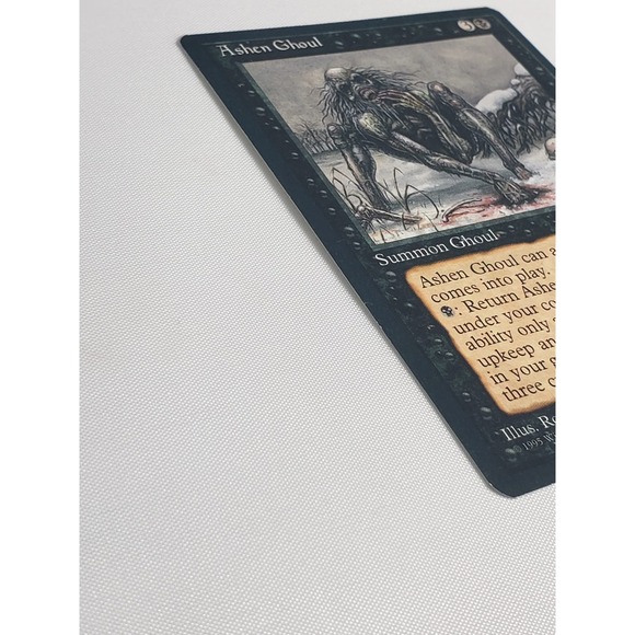 Ashen Ghoul Ice Age 1995 MTG Black Creature Old Border Vintage Card - Picture 2 of 10